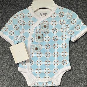 🩵Preemie Baby Geometric design Onesie🩵